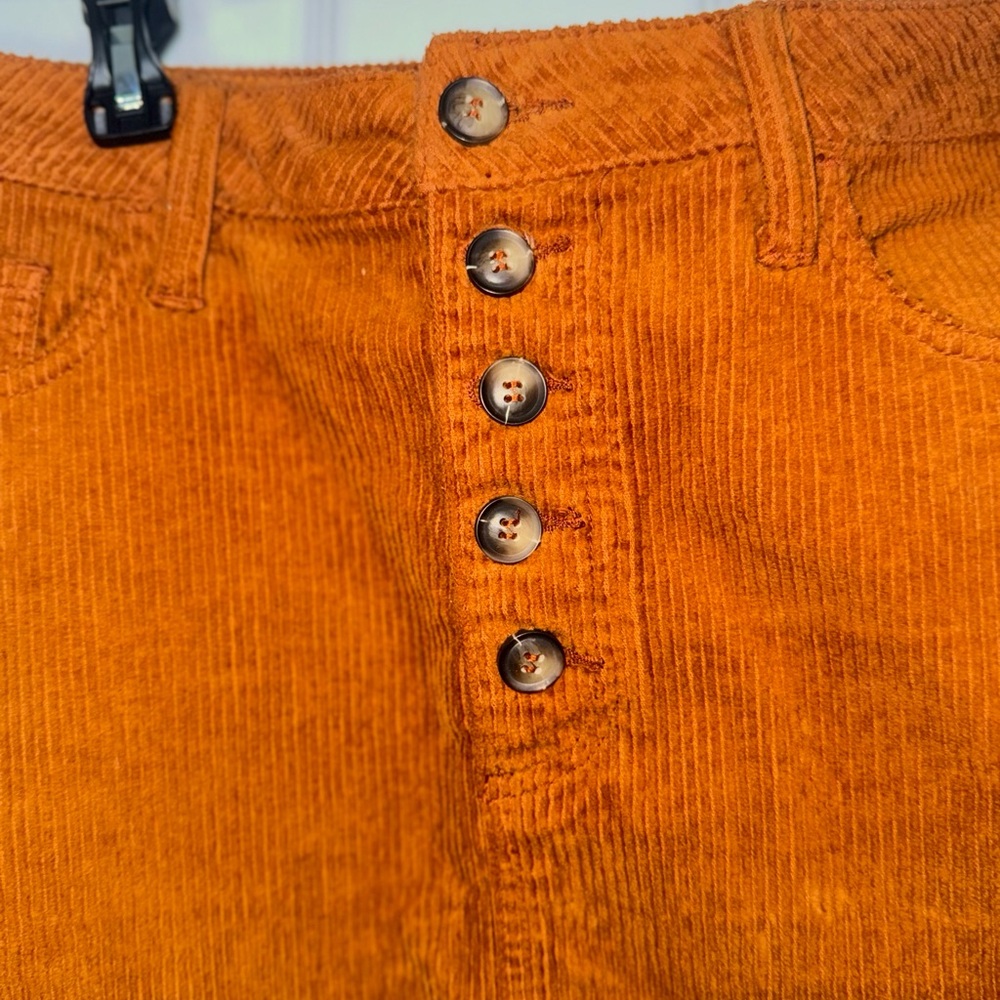 Brown Corduroy Mini Skirt by Cello - Picture 4 of 7